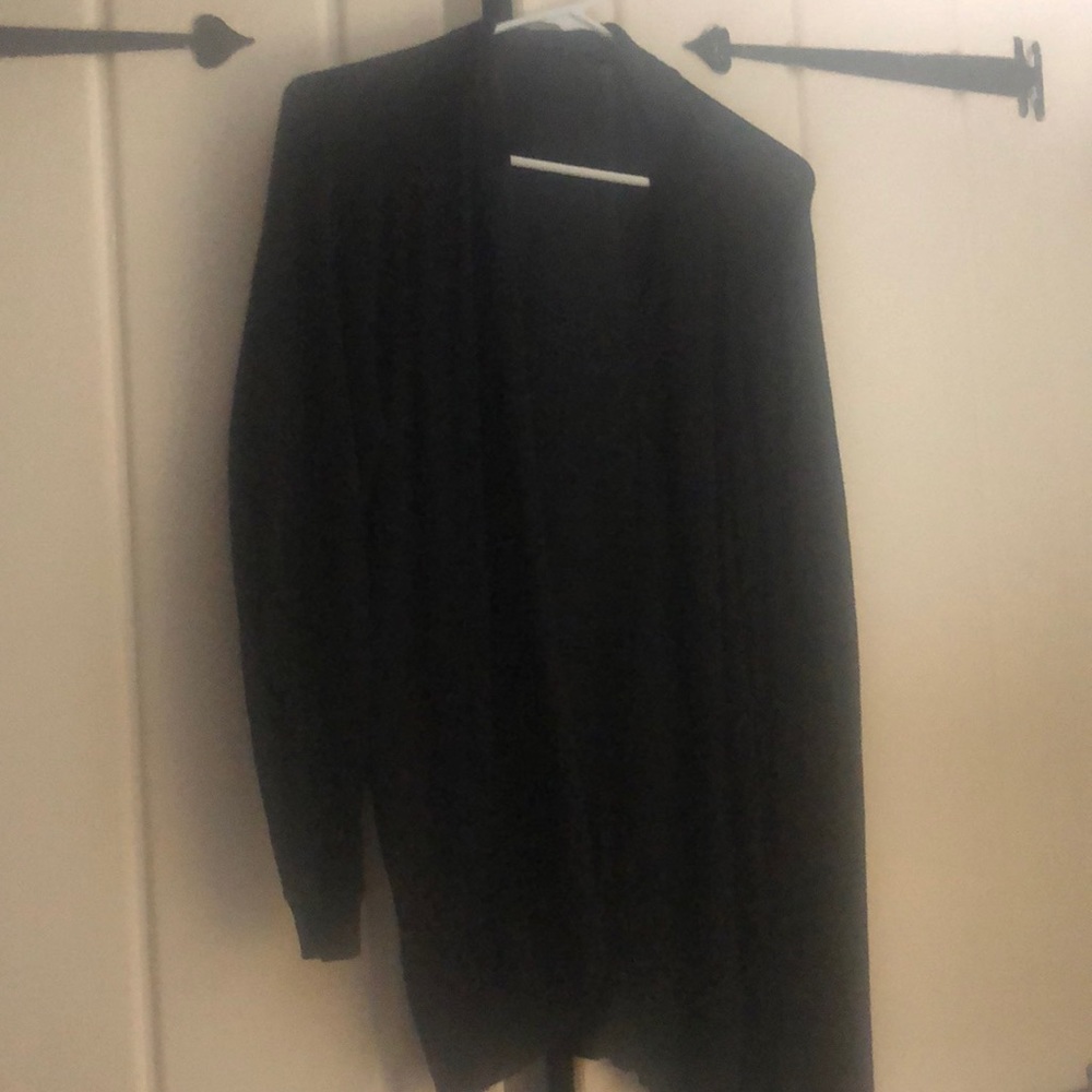 Cute express long knit cardigan